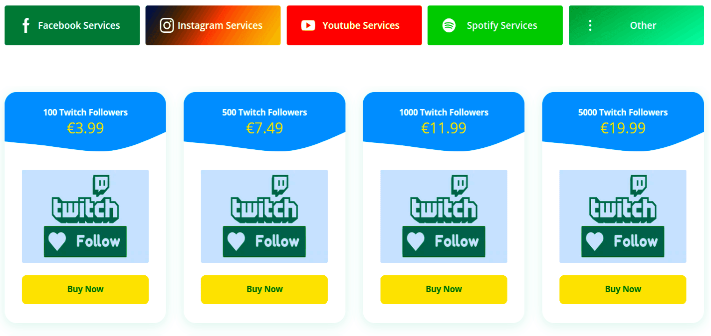 Buy twitch followers | Purchase Real Twitch Followers safe, and these supporters will help your channel perspectives and will be protected to be bought, attempt today our quick conveyed Twitch Followers